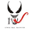 Urocze Naklejki Samochodowe Spider-Man Stylizacja Venom Wodoodporne Szyby Samochodowe Lusterka Wsteczne Śmieszne Naklejki Winylowe Dekoracje Szyby