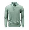 Classic Business and Leisure Polo Shirt Men's Long Sleeve