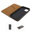Magnetic Mobile Phone PU Leather Flip Cover Case for IPhone 12 12Pro with Grid Pattern