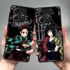 Funda Back Phone Cover Case for Xiaomi Redmi Note 14 11 9S 14C A4 13C 10 12 13 Pro Plus Anime Demons Slayer