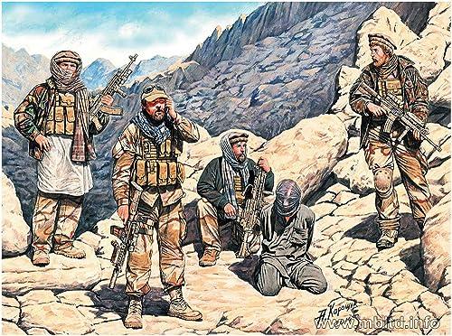 Master Box 1/35 Scale Middle Eastern Private Armed Forces POW Guard, 5 Figures, Plastic Model, MB35163