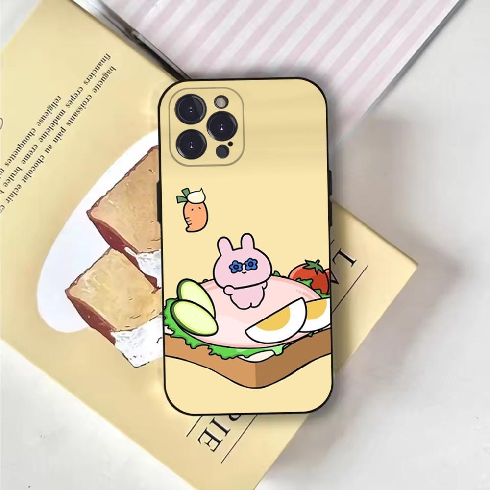 Cartoon A-Asamimichan Phone Case For iPhone 16,15,14,13,12,11,Pro,X,XS,Max,XR,Plus,Mini Soft Black Cover