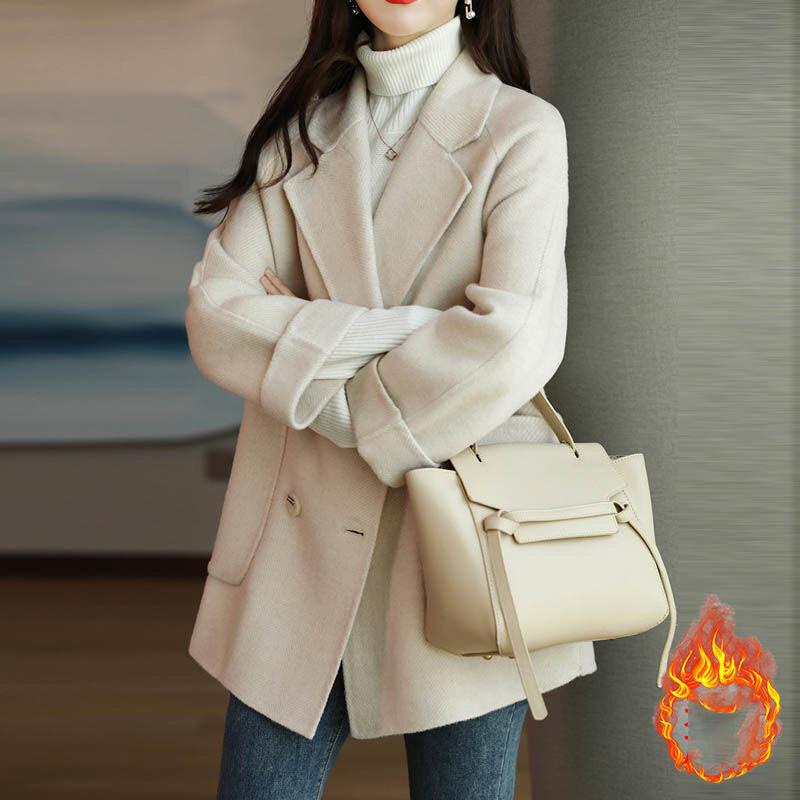 

Женские зимние модели, утолщенные, средней длины, теплые куртки, свободные, с воротником-стойкой S