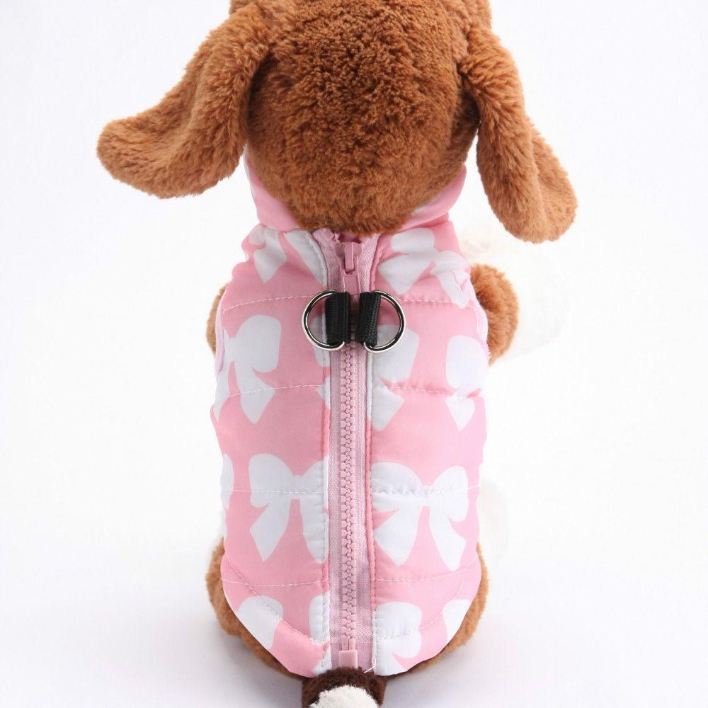 Fashion Apparel Suit Outdoor Indoor Dog Vest Pet Warm Coat Thickened Clothes Puppy Wadded Jacket