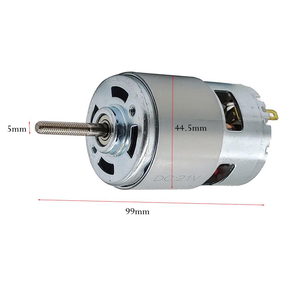 1 db 755 DC Motor 18V 120W Golyóscsapágyas Nagy Nyomaték Elektronikai Alkatrész Motor Kerti Szerszámokhoz Tartozékok