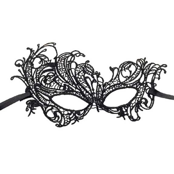 Women Elegant Black Masquerade Mask Gothic Fancy Dress Lace Eye Mask for Party Prom Ball Costume