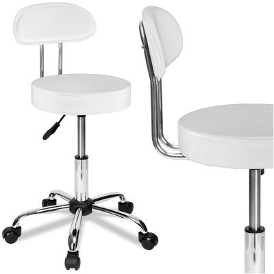 Hairdresser Cosmetic Stool Gamma White