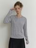 Deomiteun Oli Layered T-Shirt (Gray)