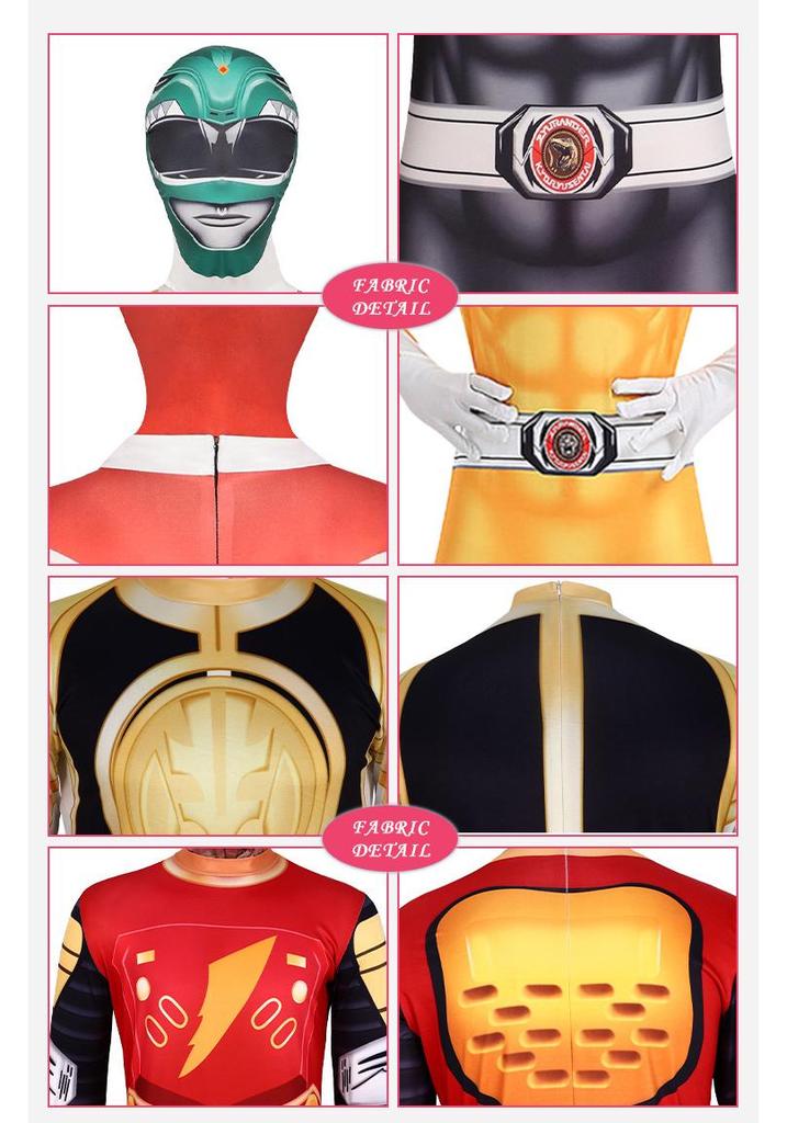 Children's Dinosaur Squadron Cosplay Jumpsuit - Halloween Party & Performance Costume