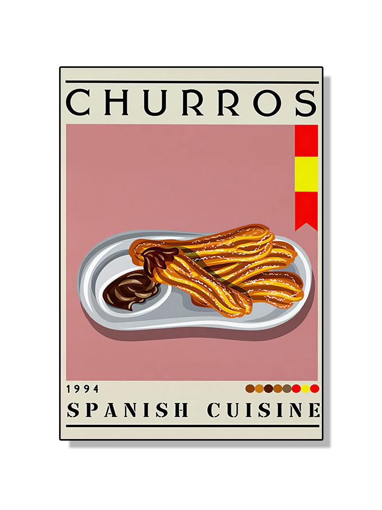 Nordic Sushi Churros Fisch Welt Küche Poster Leinwand Malerei Leckeres Essen Wand Kunst Für Küche Zimmer Home Decor Cuadros