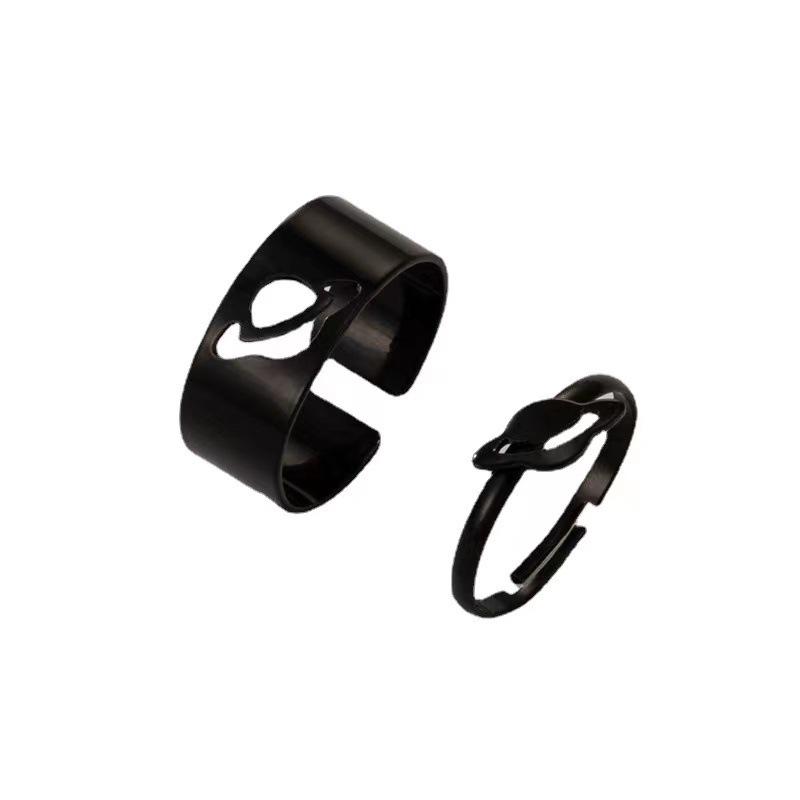 Versatile Women's Fashion Couple Rings: Light Luxury, Colorfast, Unisex Knuckle & Plain Finger Rings