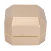 Caja de Regalo para Anillo Elegante Protectora Pequeña Estuche de Exhibición para Almacenamiento de Joyas con Luz para Propuesta Boda Oro