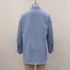 Women Shirt Lapel Long Sleeve Single Breasted Shirt Tops Mid-length Loose Fit Casual Tops Work Daily Life Wear
