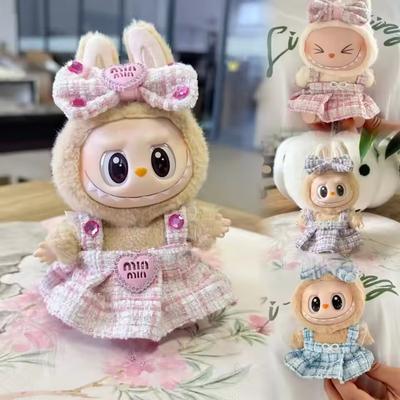 17cm Mini Plüsch Puppe Kleidung Outfit Zubehör Für Korea Kpop Exo Labubu Idol anzug Kleidung Geschenk