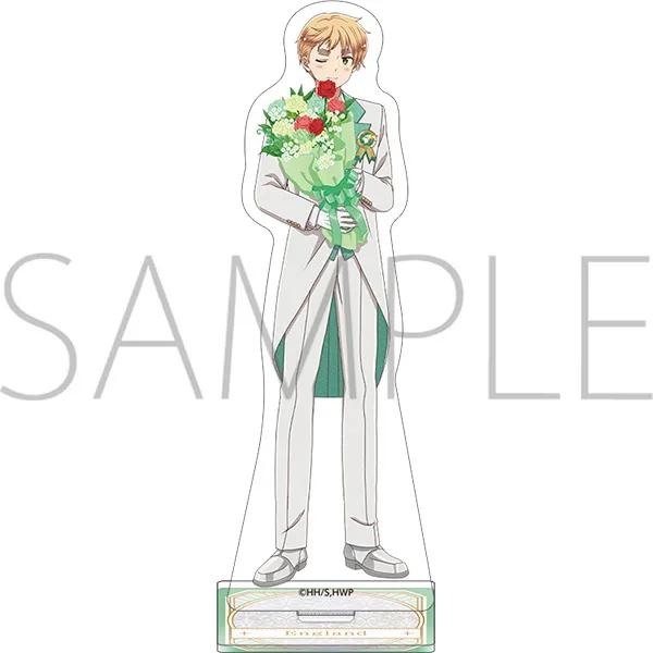Hetalia WorldStars 20th Anniversary Party Ver. Alfred F. Jones Figure Acrylic Stand Ludwig Standing Plate  Ivan Braginski Toys