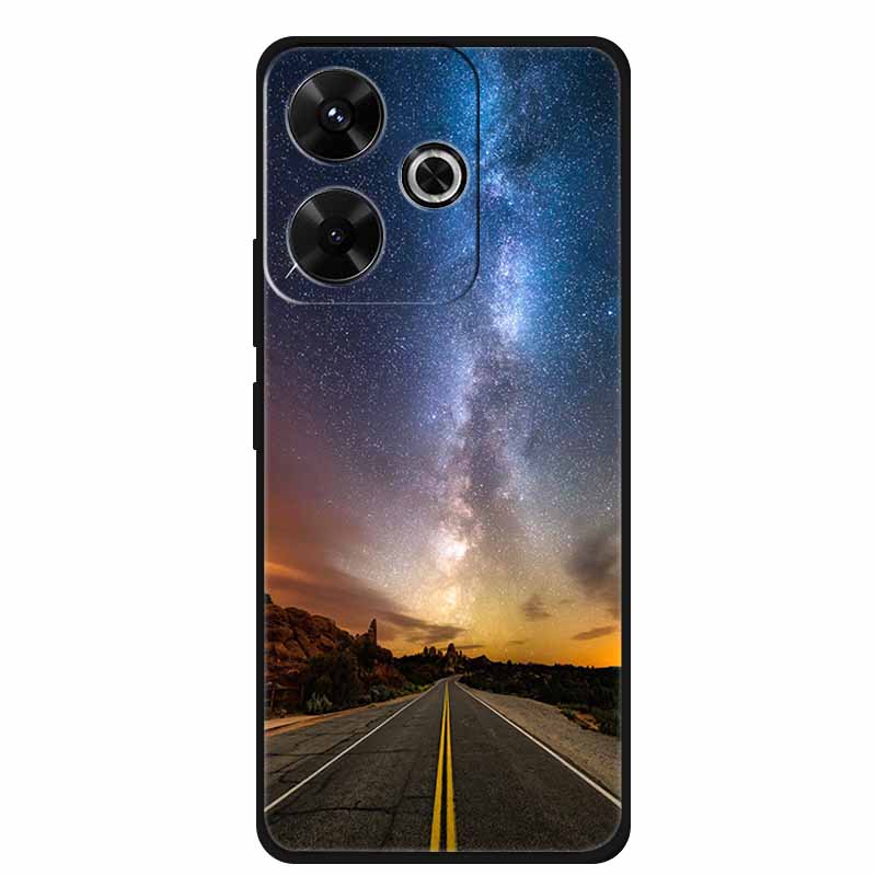Fashion Cover For Xiaomi Poco M6 Pro Girly Case For Funda Poco M6 Coque Soft Silicone Phone Case Xiaomi Poco M6 Pro Protector