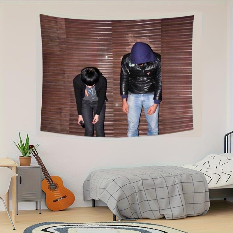 Niche Band Retro Photo Tapestry Subculture Wall Trendy Cool Decoration Background Cloth Room Decoration