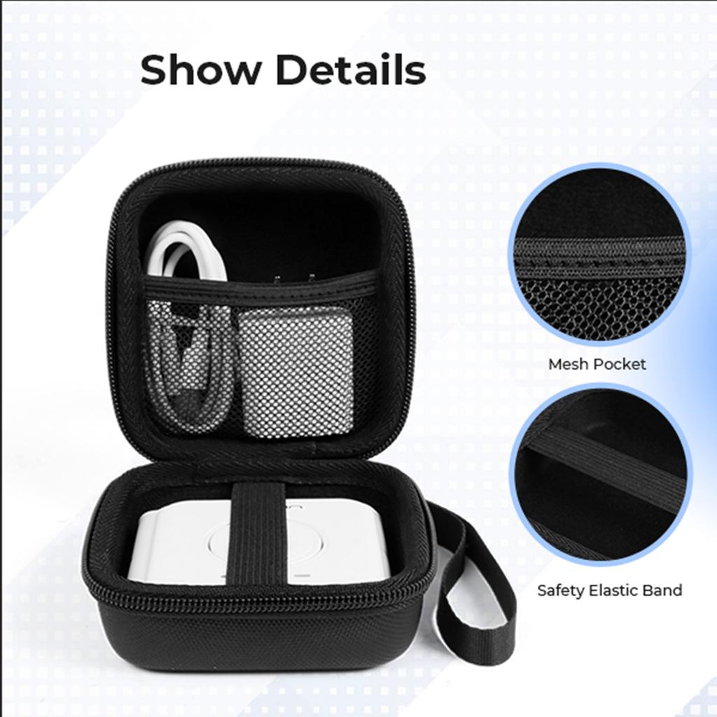 Data Cable Zippers Bag Small Portable EVA Storage Bag Folding Storage Pocket for UCOMX Protections Bag