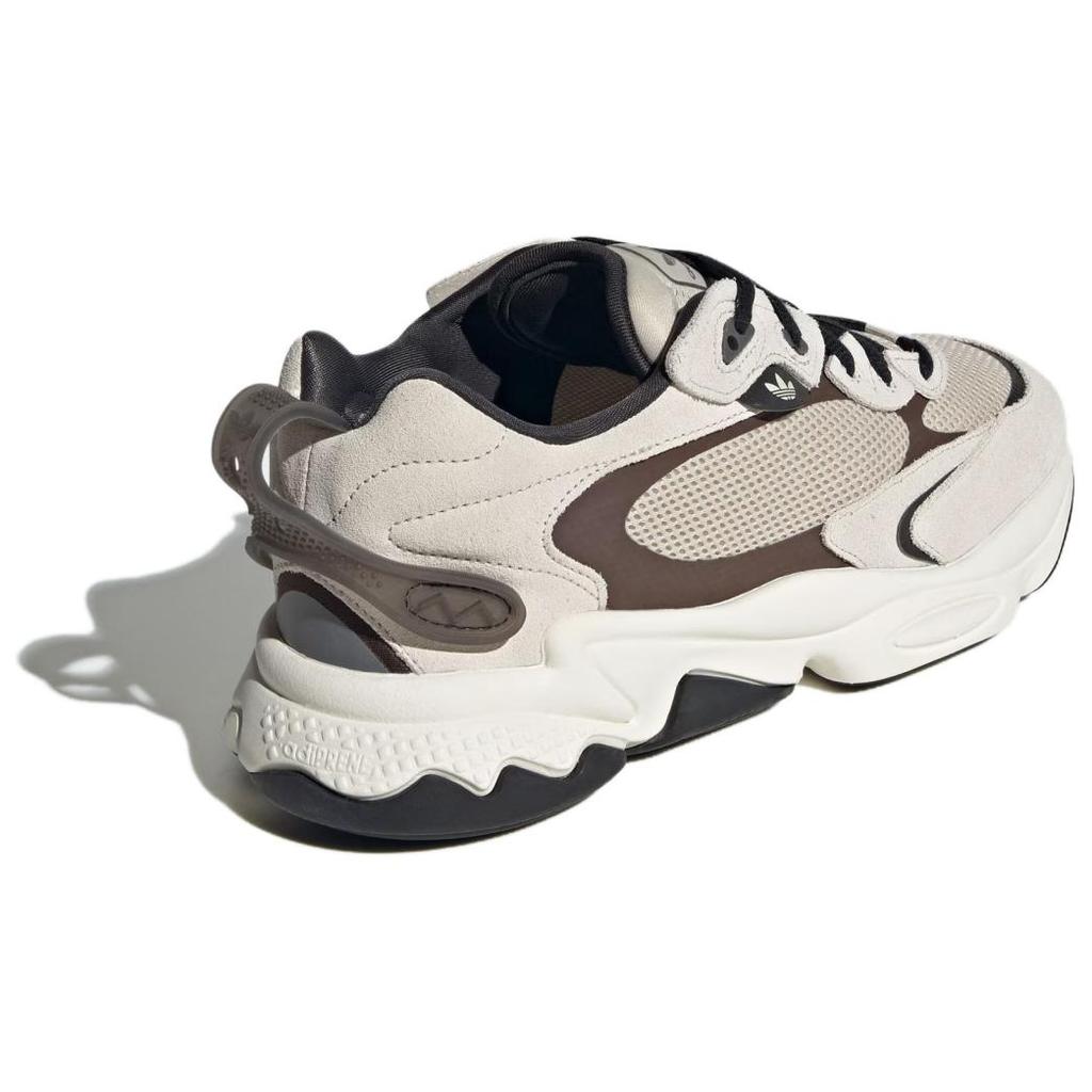 Adidas Originals Ozweego Meta Retro Sports Durable Low-Top Dad Shoes Unisex Sneakers Beige Brown JR8363