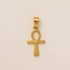 Retro Gold Multi-Element Pendant Collection: Cowboy Boots, Cross, Horseshoe - Exquisite DIY Jewelry Accessories