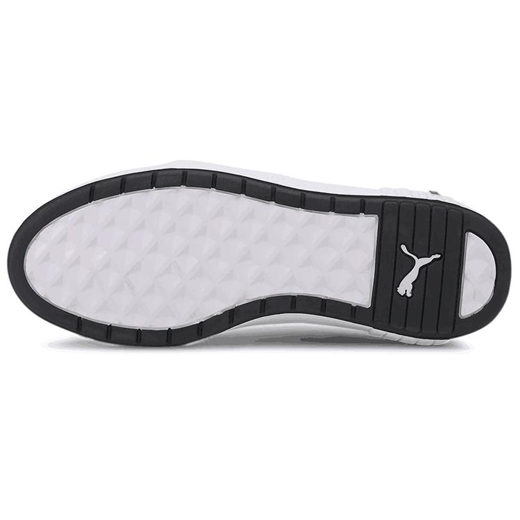 New PUMA Smash Platform V2 Suede 'Black White' Women's 373037-04