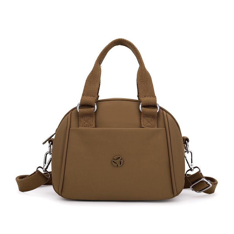 

Сумка через плече великої місткості, сумка кросбоді, сумка для матері середнього віку, водовідштовхувальна нейлонова сумка коричневий