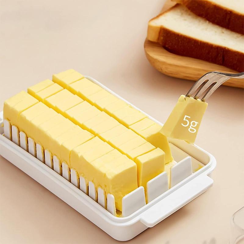 1 STÜCK Butter Schneidebox Käse Butter Aufbewahrungsbox mit Deckel Transparenter Butter Frischhaltebehälter für Kühlschrank Küchenhelfer
