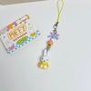 Kawaii Anime Miffy Keychain Cartoon Little Rabbit Bow Creative Keychain Bag Punk Style Bow Girl Gift