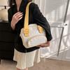 Fashionable Small Box-shaped Handbag For Women Elegant Pu Leather Carry Bag