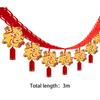 Chinese Dragon Year 3 Meters Hanging Garland Felt Material Ceiling Gate Decoration for Lantern
