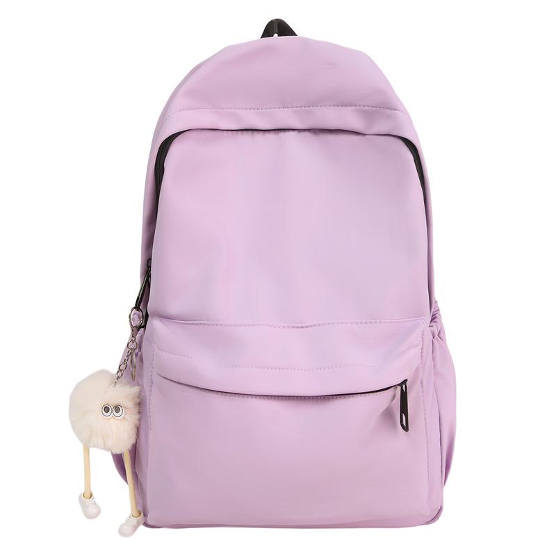 

Women s Mori Style Schoolbag: Fresh, Lightweight Backpack for Middle School Students - Soft, Sweet, and Perfect for Travel. No Pendant фиолетовый