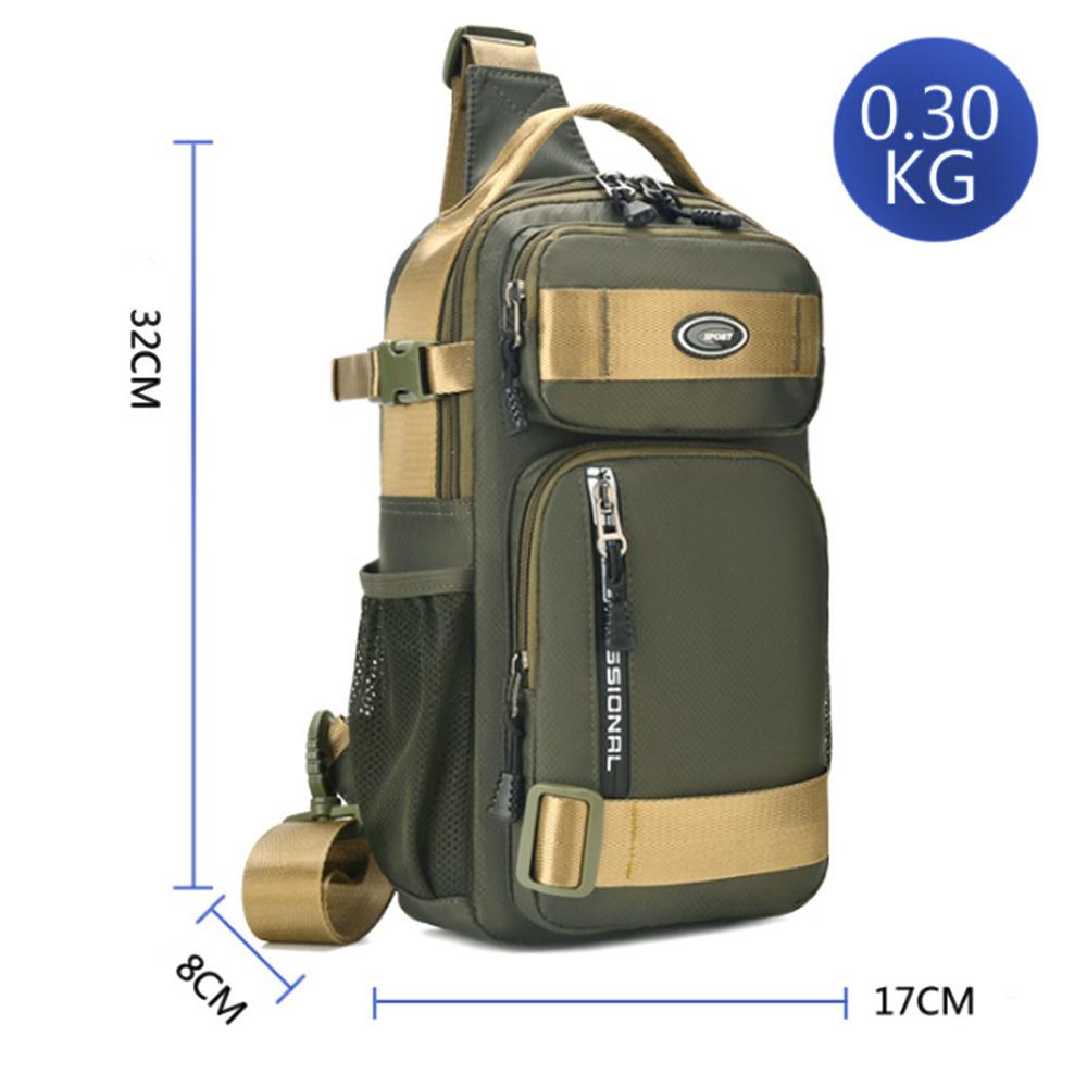 Новая мужская нагрудная сумка большой вместимости — фото 10