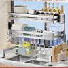 Stainless Steel Adhesive Kitchen Sink Dish Drying Rack