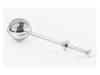 Stainless Steel Tea Ball Press Handle Infuser & Retractable Strainer