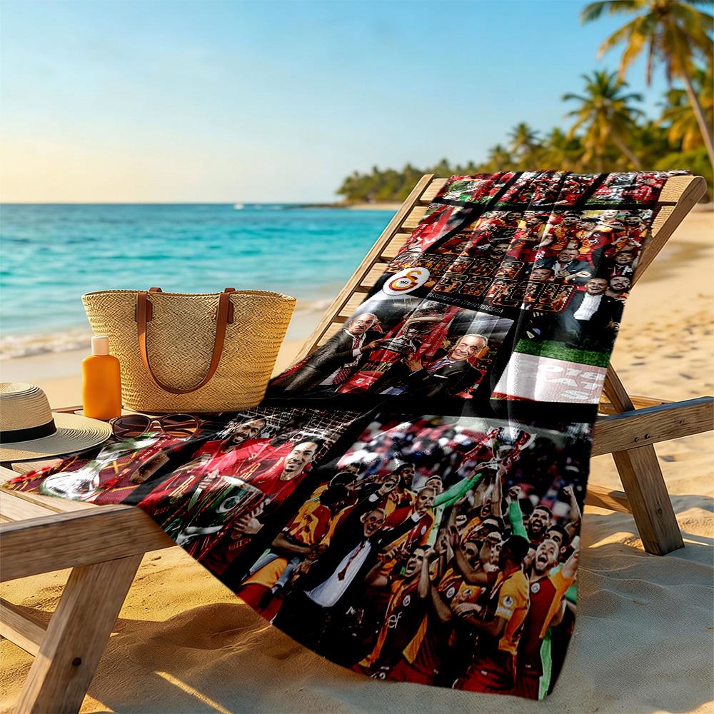 Galatasaray Beach Towel Super Soft & Absorbent Comfortable Lightweight
