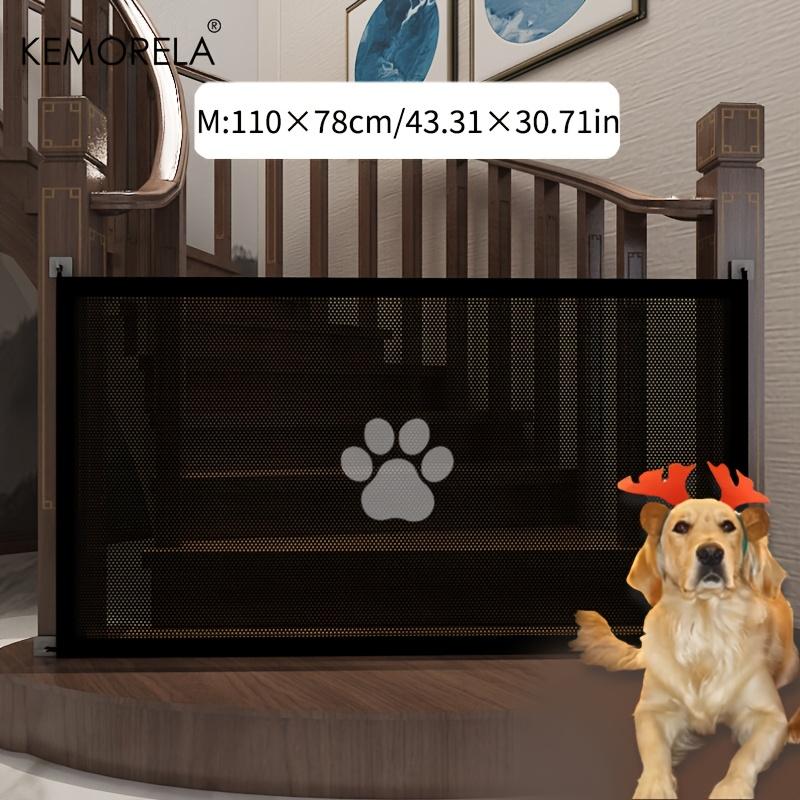 KEMORELA Забор-барьер для домашних собак, Изолирующая сетка для питомцев, Ворота для лестницы, Складной манеж из дышащей сетки, Защитный забор, Детские ворота-забор