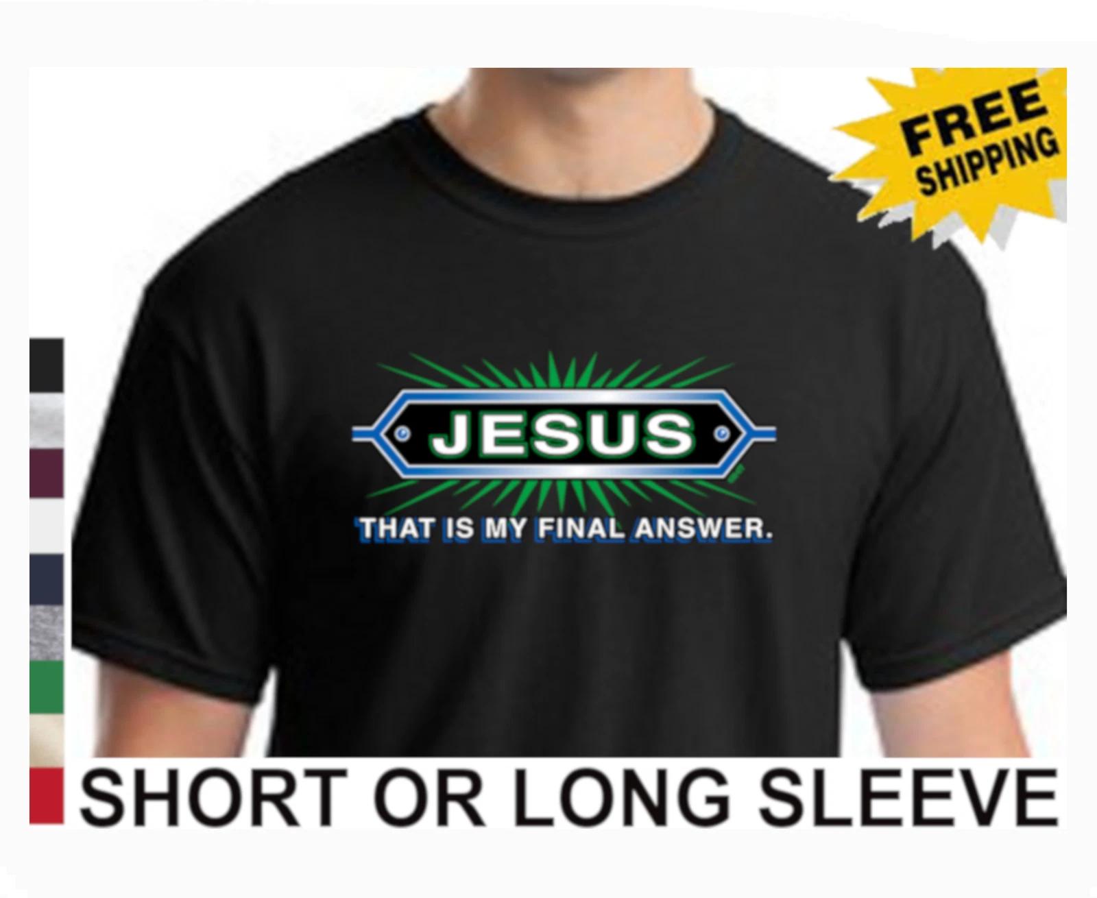 Christian Jesus That Is My Final Answer Who Wants To Be Millionaire Mens T Shirt L