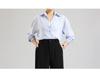 Tall Women's Black Drape Casual Wide-Leg Trousers - Spring/Autumn 2026