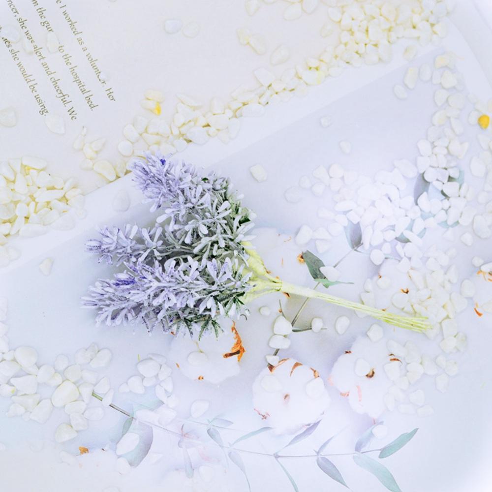 Purple Artificial Flowers Christmas for Home Decoration Bridal Accessories Clearance Vase Diy Gifts Fillers Silk Lavender Plants