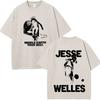 Vintage Washed Tshirt Jesse Welles Under The Powerlines Tour  Print Tshirt Unisex Aesthetic Trendy Casual Cotton Tshirts