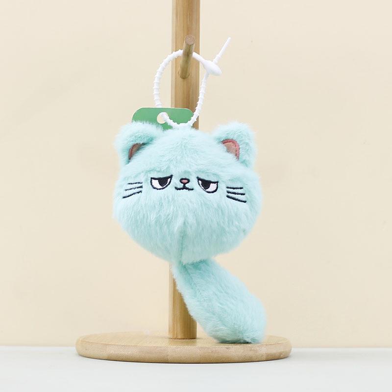 Cat Plushie Mini Keychain With Pp Cotton Stuffing For Bag Keychains Accessories