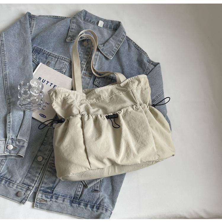 Ruiying Large Capacity Nylon Tote Bag for Women - 2025 Casual High-End Shoulder Bag