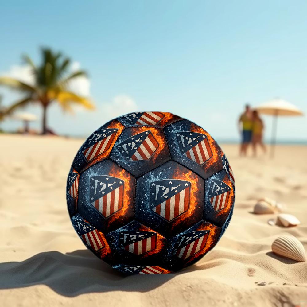 Fußballverein Aufdruck Größe 5 Fußball, Standard-Spielball für Sportspiele und Mannschaftstraining, Ideales Geschenk für Fußballfans
