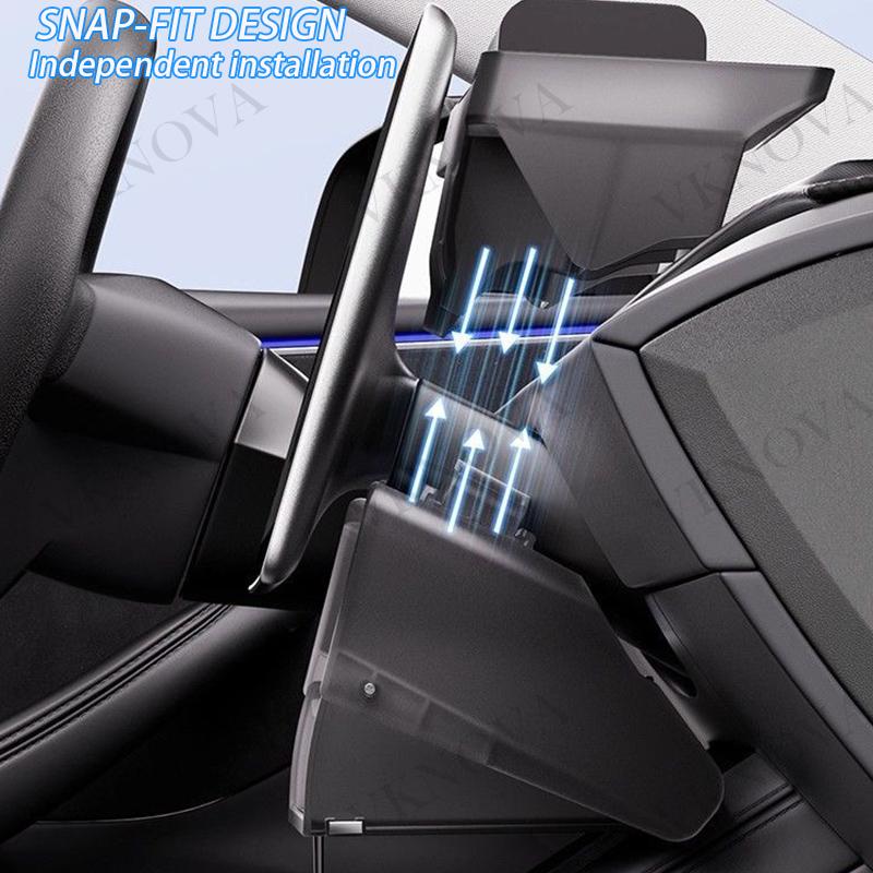 For Tesla Model Y Standard 2025 Car Storage Box Hidden Storage Organizer Case Tray Under The Central Control Screen For Model3 Y