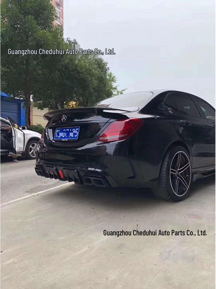 Modified Mercedes-Benz E-Class W213 AMG Brabus E63 Quad Exhaust Tailpipe