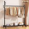 OIMG Foldable Floor Garment Rack