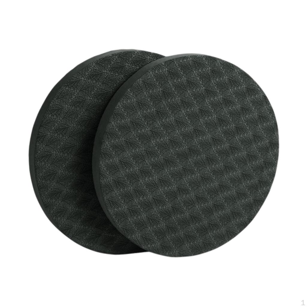 2 Knee Pads Round Cushion for Home And Travel Workouts
