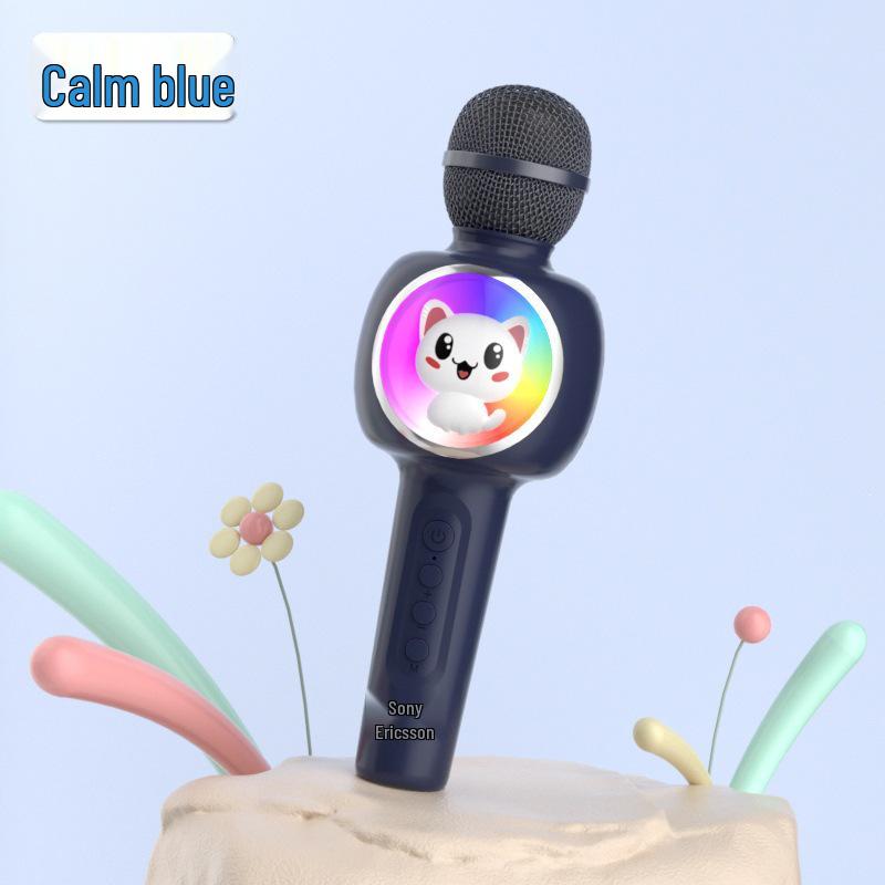 Wireless Bluetooth Microphone & Speaker for Mobile - Sing K Songs At Home for Kids & Adults