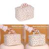 Polyester Heart Pattern Travel Makeup Bag With Breathable Storage For Women