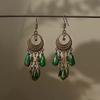 Bohemian Beaded Tassel Earrings - Retro Ethnic Floral Style for Women